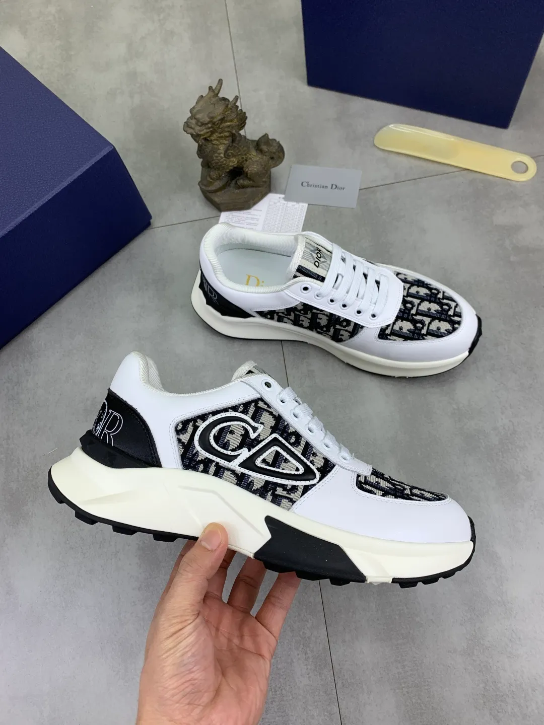 Men's Men's Shoes💰P440💰[New Style]🆘[Dior] 2025 Dior Original Lace-up Low-top Men's Shoes Classic casual shoes 🔥This model is the official classic model with high quality and made by famous original designers. It is made of high-quality cowhide with original materials➕comfortable and breathable mesh lining➕pigskin insole. The perfect last shape and generous and fashionable design have attracted many consumers and are suitable for drivers to drive🚗. What you want is the best quality in the market. Color: 4️⃣Color Code number: 38--44 (45 customized)